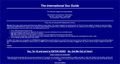 Desktop Screenshot of internationalsexguide.info